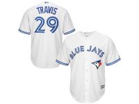 #29 Devon Travis Toronto Blue Jays Majestic 2015 Cool Base Player Jersey - White