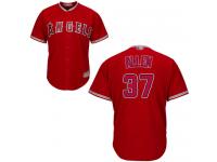 #37  Cody Allen Red Baseball Alternate Youth Jersey Los Angeles Angels of Anaheim Cool Base