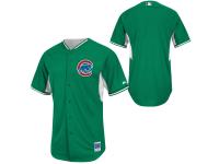 Chicago Cubs Majestic Cool Base Celtic Batting Practice Jersey - Green