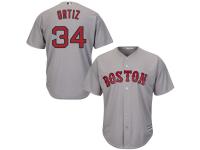 David Ortiz Boston Red Sox Majestic 2015 Cool Base Player Jersey - Gray