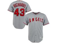 Garrett Richards Los Angeles Angels of Anaheim Majestic 2015 Cool Base Player Jersey - Gray