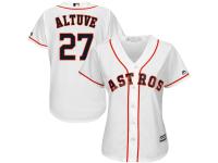 Jose Altuve Houston Astros Majestic Women's 2015 Cool Base Player Jersey - White