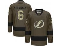 Lightning #6 Anton Stralman Green Salute to Service Stitched NHL Jersey