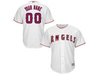 Los Angeles Angels of Anaheim Majestic Youth Custom Cool Base Jersey - White
