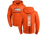 Men #66 Dalton Risner Orange Football Backer Denver Broncos Pullover Hoodie