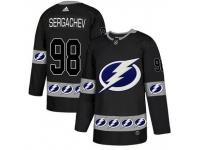 Men Black Mikhail Sergachev Tampa Bay Lightning Jersey