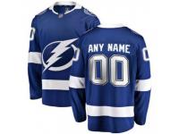 Men Blue Customized Tampa Bay Lightning Jersey