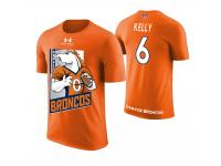 Men Denver Broncos Chad Kelly #6 Orange Cartoon And Comic Artistic Painting T-Shirt