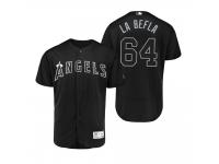 Men Los Angeles Angels Felix Pena La Befla Black 2019 Players' Weekend Jersey