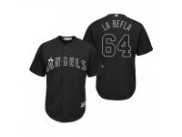 Men Los Angeles Angels Felix Pena La Befla Black 2019 Players' Weekend Jersey