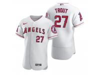 Men Los Angeles Angels Mike Trout Nike White 2020 Jersey