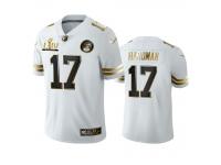 Men Mecole Hardman Chiefs White Super Bowl LIV Golden Edition Jersey