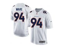 Men Nike NFL Denver Broncos #94 DeMarcus Ware Game White Jersey