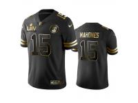 Men Patrick Mahomes Chiefs Black Super Bowl LIV Golden Edition Jersey