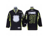 Men Reebok Tampa Bay Lightning #91 Steven Stamkos Premier Black 2015 All Star NHL Jersey