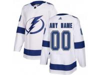 Men White Customized Tampa Bay Lightning Jersey