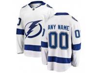 Men White Customized Tampa Bay Lightning Jersey