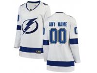 Men White Customized Tampa Bay Lightning Jersey