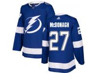 Men's Adidas NHL Tampa Bay Lightning #27 Ryan McDonagh Authentic Home Jersey Royal Blue Adidas