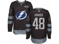 Men's Adidas Tampa Bay Lightning #48 Brett Howden Premier Black 1917-2017 100th Anniversary NHL Jersey