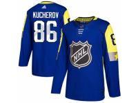 Men's Adidas Tampa Bay Lightning #86 Nikita Kucherov Authentic Royal Blue 2018 All-Star Atlantic Division NHL Jersey