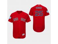 Men's Boston Red Sox 2019 Spring Training Steve Pearce Flex Base Jersey Scarlet