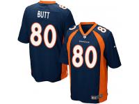 Men's Game Jake Butt #80 Nike Navy Blue Alternate Jersey - NFL Denver Broncos