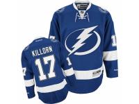 Men's Reebok Tampa Bay Lightning #17 Alex Killorn Premier Blue Home NHL Jersey