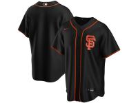 Men's San Francisco Giants Nike Black Alternate 2020 Team Jersey