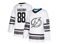 Men's Tampa Bay Lightning #88 Andrei Vasilevskiy Adidas White Authentic 2019 All-Star NHL Jersey