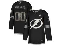 Men's Tampa Bay Lightning Customized Adidas Limited Black Arabic Numerals Fashion Jersey