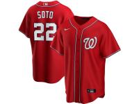Men's Washington Nationals Juan Soto Nike Red Alternate 2020 Player Jersey