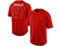 Mike Trout Los Angeles Angels of Anaheim Nike Flash Player Performance Jersey - Red