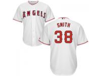 MLB Los Angeles Angels #38 Joe Smith Men White Cool Base Jersey