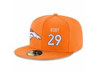 NFL Denver Broncos #29 Bradley Roby Snapback Adjustable Player Hat - Orange White