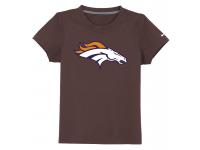 NFL Nike Denver Broncos Sideline Legend Authentic Logo Youth T-Shirt Brown