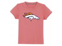 NFL Nike Denver Broncos Sideline Legend Authentic Logo Youth T-Shirt Pink