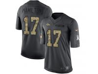 Nike DaeSean Hamilton Limited Black Men's Jersey - NFL Denver Broncos #17 2016 Salute to Service