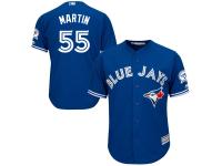 Russell Martin Toronto Blue Jays Majestic Cool Base 40th Anniversary Patch Jersey - Royal