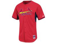 St. Louis Cardinals Majestic Authentic Collection On-Field Cool Base Batting Practice Jersey - Red