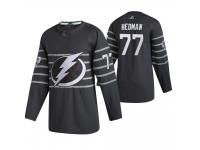 Tampa Bay Lightning #77 Victor Hedman 2020 NHL All-Star Game Gray Jersey Men's