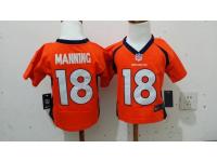 Toddlers Nike Denver Broncos #18 Peyton Manning Jersey-Orange