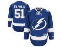 Valtteri Filppula Tampa Bay Lightning Reebok Home Premier Jersey C Royal Blue