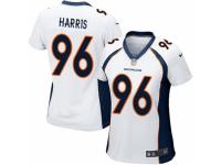 Women Nike Denver Broncos #96 Shelby Harris Game White NFL Jersey