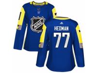 Women's Adidas Tampa Bay Lightning #77 Victor Hedman Authentic Royal Blue 2018 All-Star Atlantic Division NHL Jersey