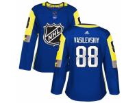 Women's Adidas Tampa Bay Lightning #88 Andrei Vasilevskiy Authentic Royal Blue 2018 All-Star Atlantic Division NHL Jersey