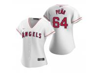 Women's Los Angeles Angels Felix Pena Nike White 2020 Home Jersey