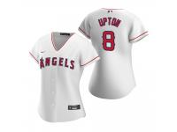 Women's Los Angeles Angels Justin Upton Nike White 2020 Home Jersey