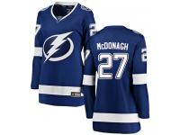 Women's NHL Tampa Bay Lightning #27 Ryan McDonagh Breakaway Home Jersey Royal Blue