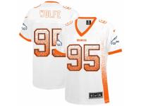 Women's Nike Denver Broncos #95 Derek Wolfe Limited White Drift Fashion NFL Jersey